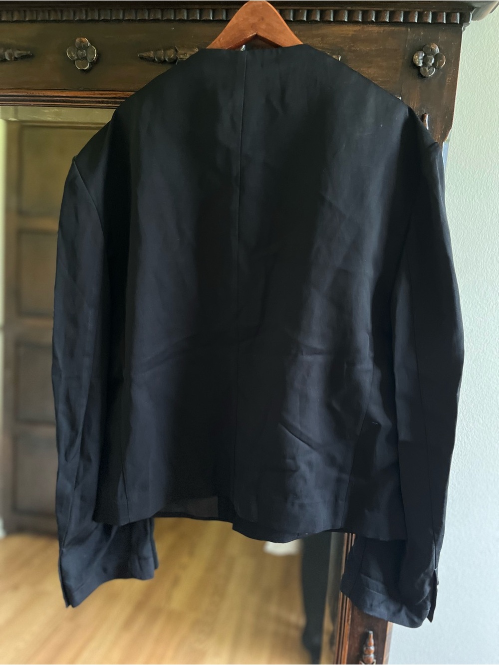 Twill Button-Front Jacket - Picture 4 of 5